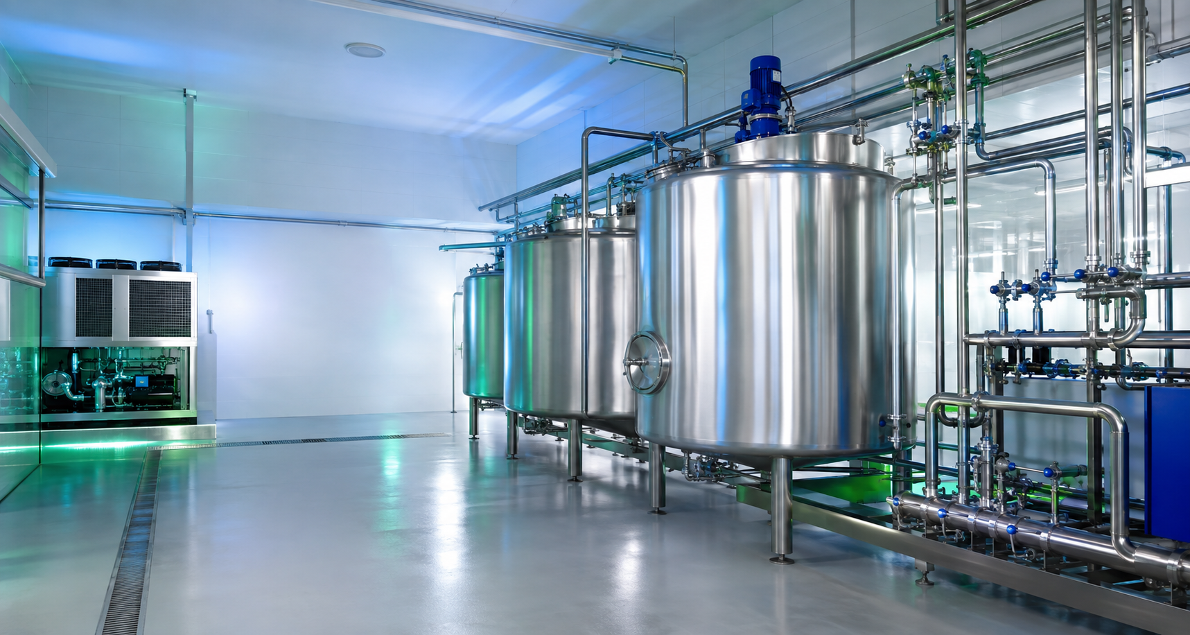 Chiller and heat-exchange process environment